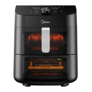 Freidora Midea Digital Sin Aceite  2 zonas de 11L - AF-D211BAR1