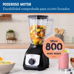 Licuadora Oster® con vaso de plástico y control de perilla BLSTKAPBRD - Image 4