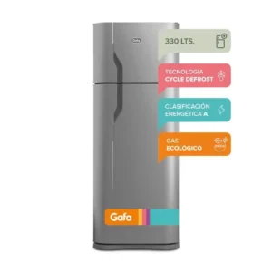 Heladera con freezer Gafa HGF368AFP Plata 330lts - Image 6