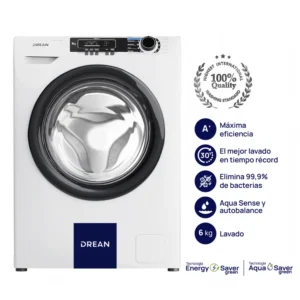 Lavarropas Carga Frontal 6 Kg Blanco Drean - LFDR0606LB0