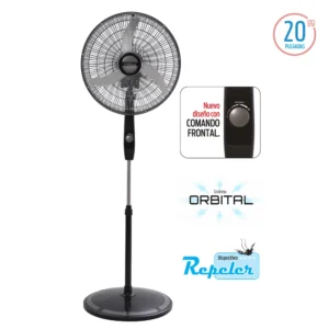 Ventilador De Pie Liliana Comando Digital Control Remoto VPD20R