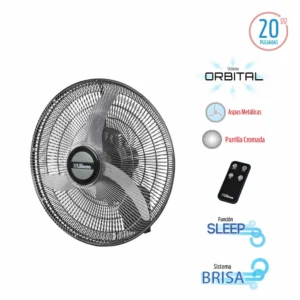 Ventilador De pared Liliana Orbital Control remoto + timer - VWC2016